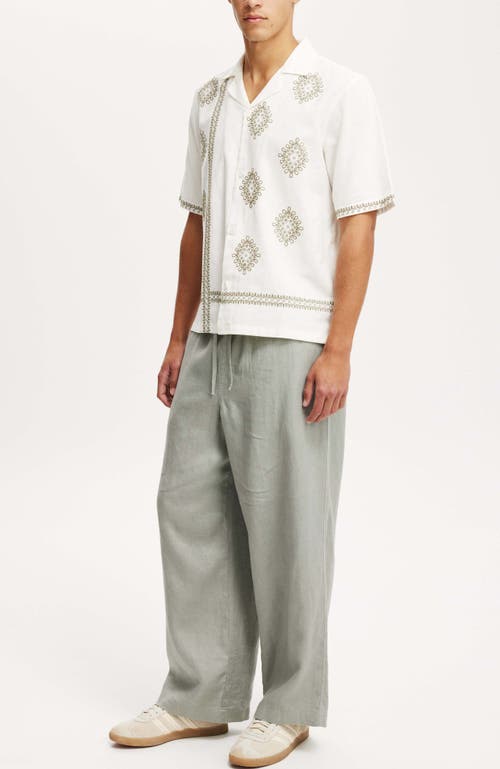COTTON ON SUPER BAGGY LINEN PANT 