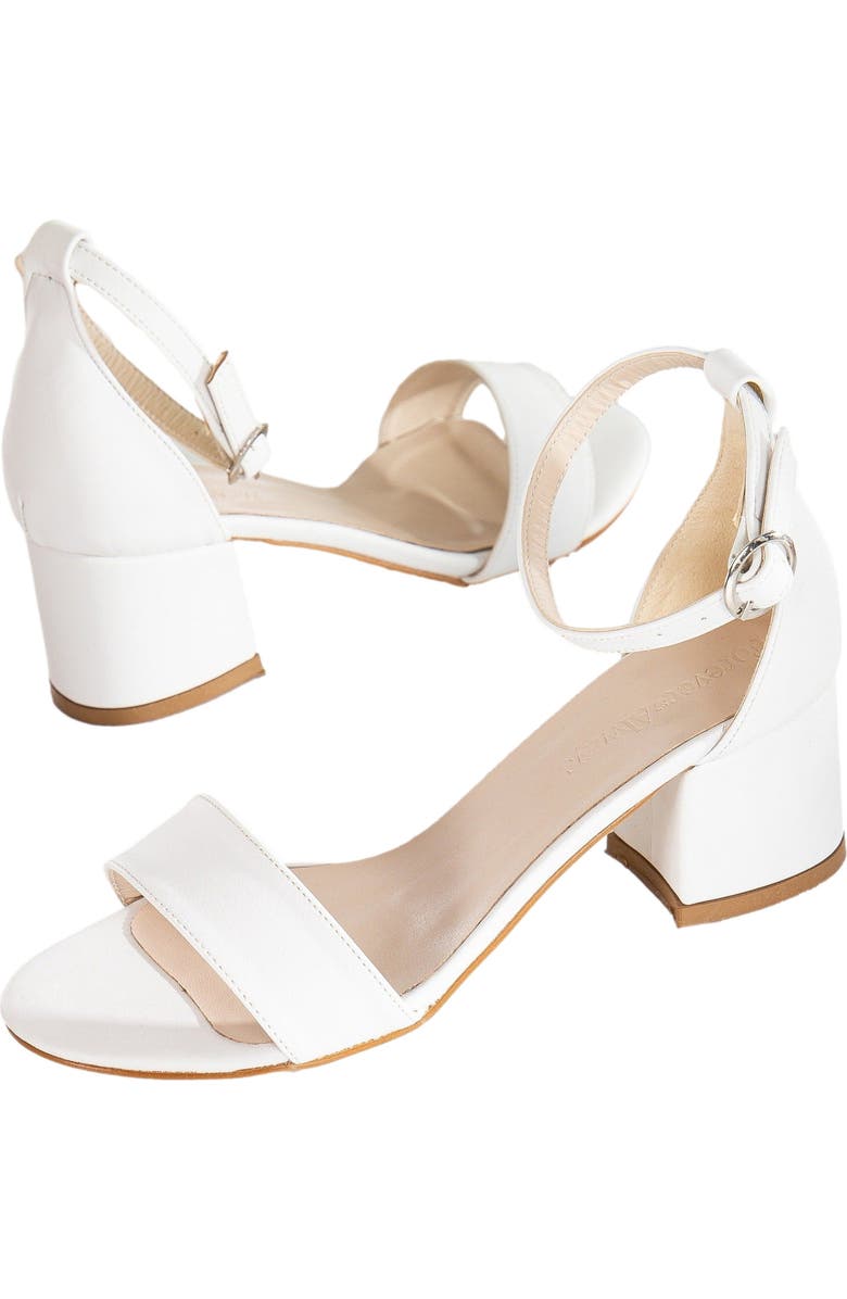 Forever & Always Shoes Hera Bridal Sandals with Ribbon, Alternate, color,