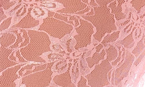 Mapalé Mapale Sheer Lace Lounge Set In Rose