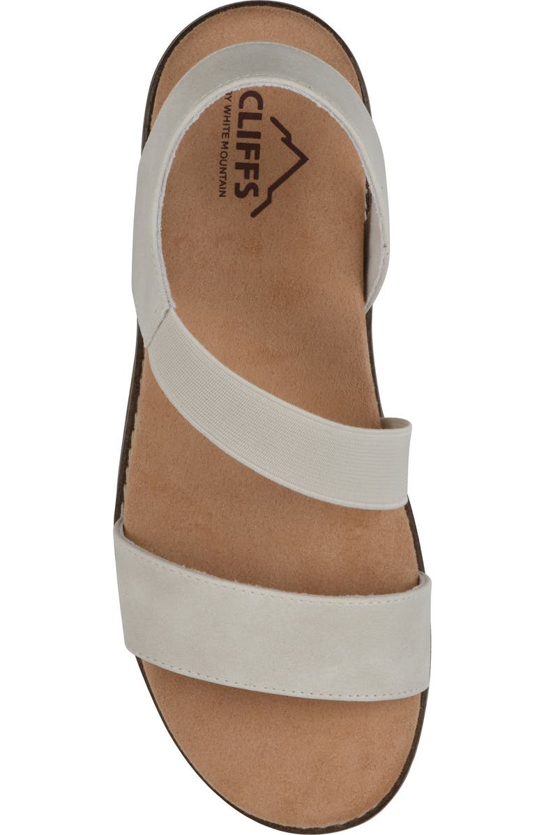CLIFFS BY WHITE MOUNTAIN Tinnley Wedge Sandal, Alternate, color, Ice Nubuck