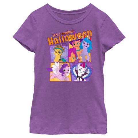 Girl's My Little Pony A New Generation It's a Magical Halloween T-Shirt
