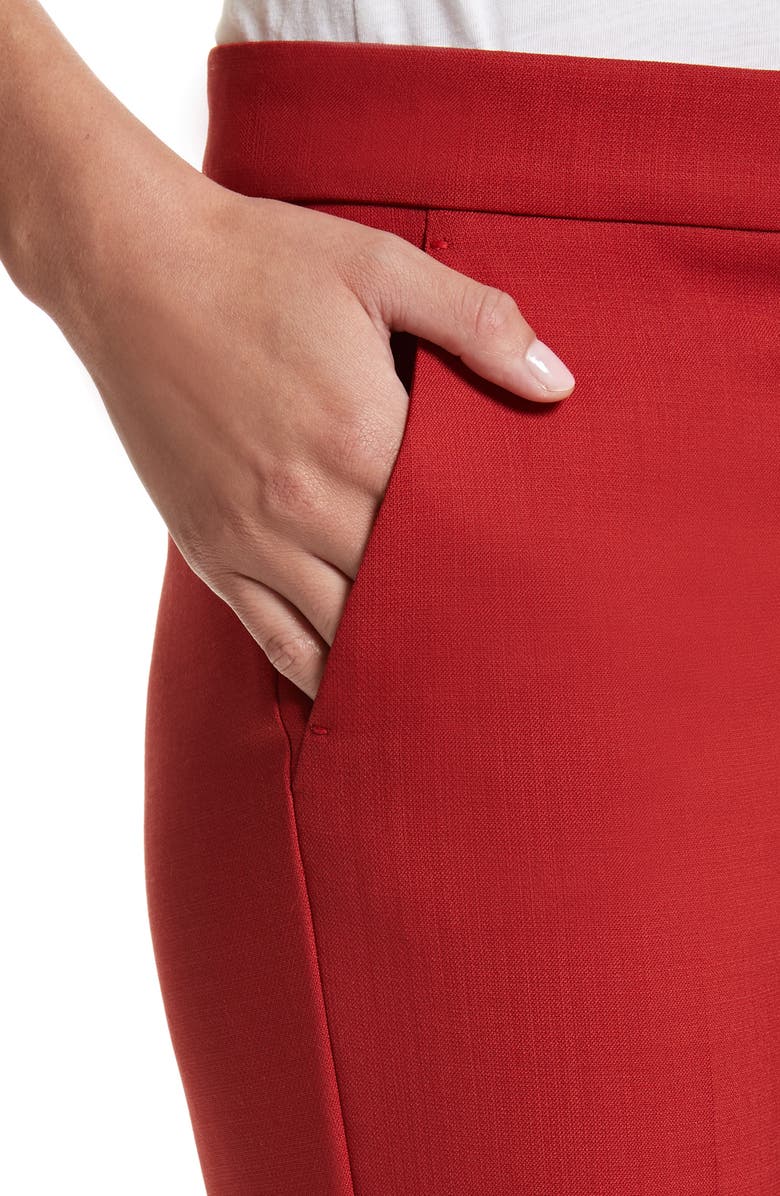 Max Mara Oscuro Stretch Wool Pants, Alternate, color, 