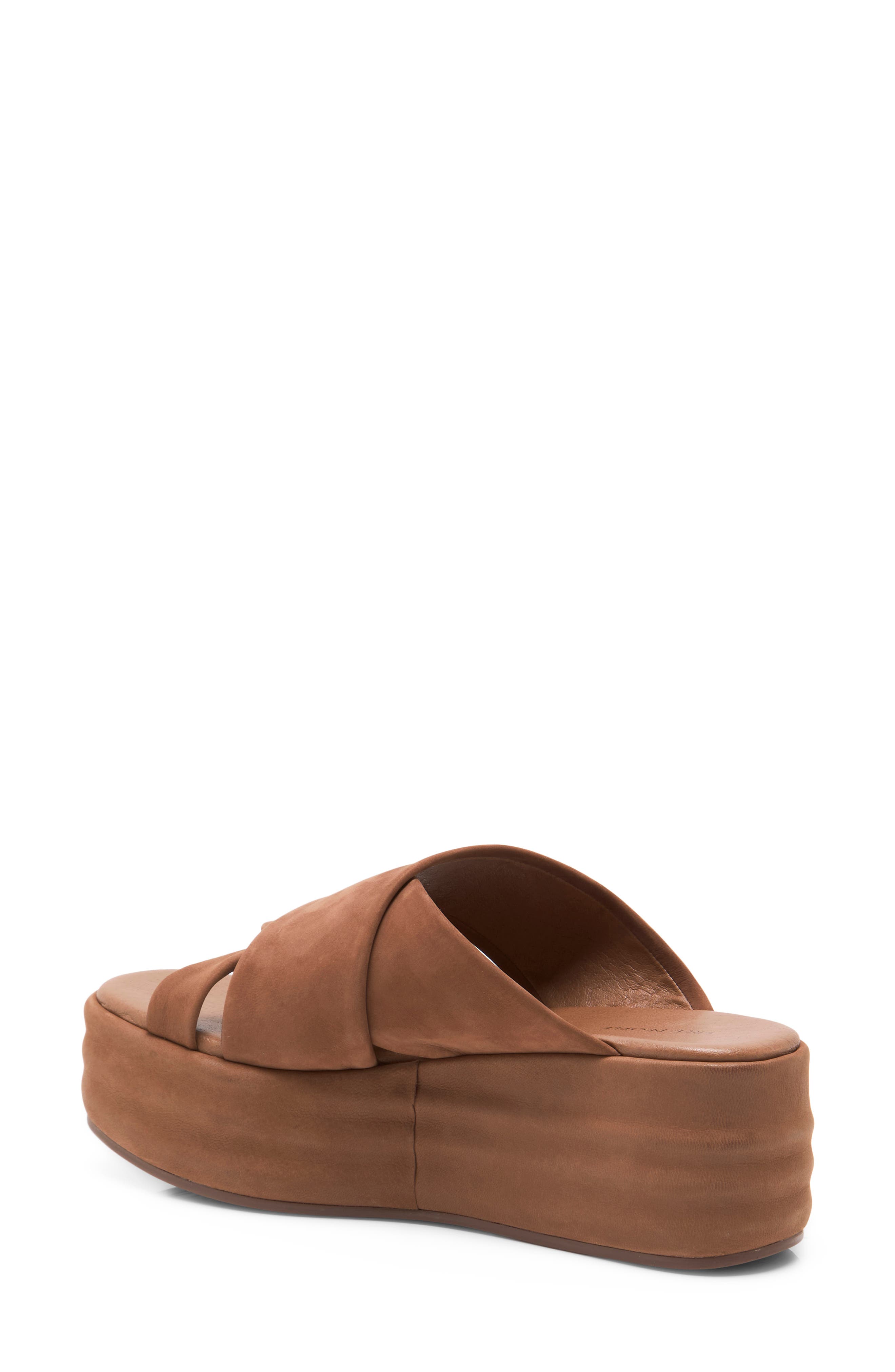Free People Wanderbay Platform Wedge Slide Sandal, Alternate, color, 