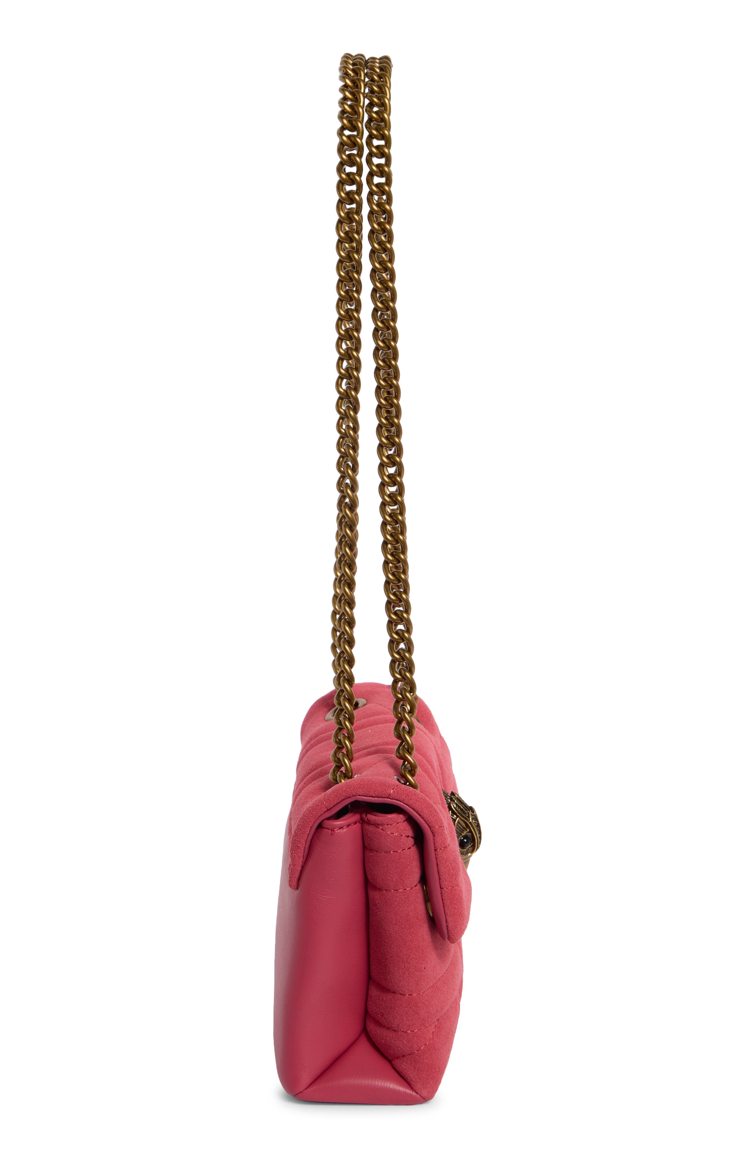 Mini Union Jack Leather Crossbody Bag, Alternate, color, OPEN PINK