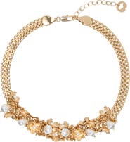maje Asymmetric wide chain bracelet