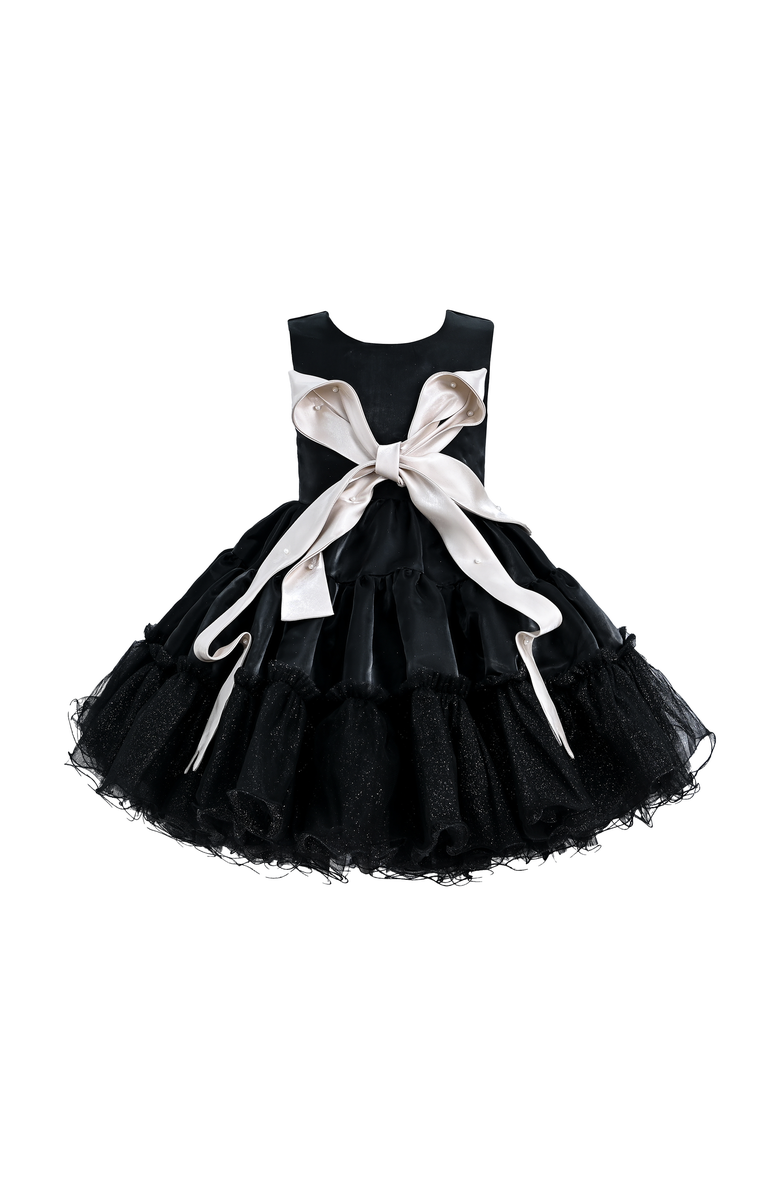 Tulleen Madrona Dress, Main, color, Black