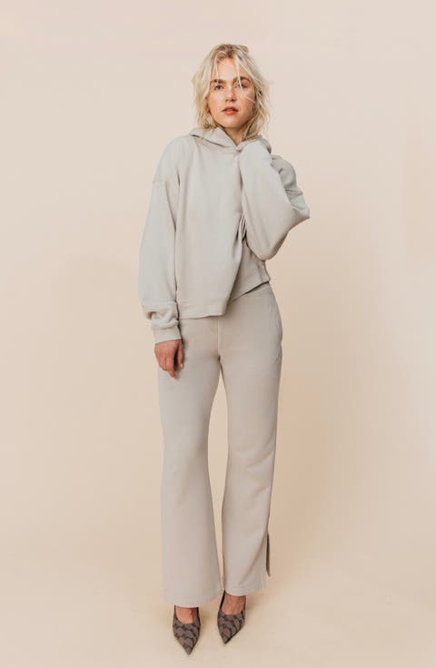Organic Cotton Teddy Flare Pant