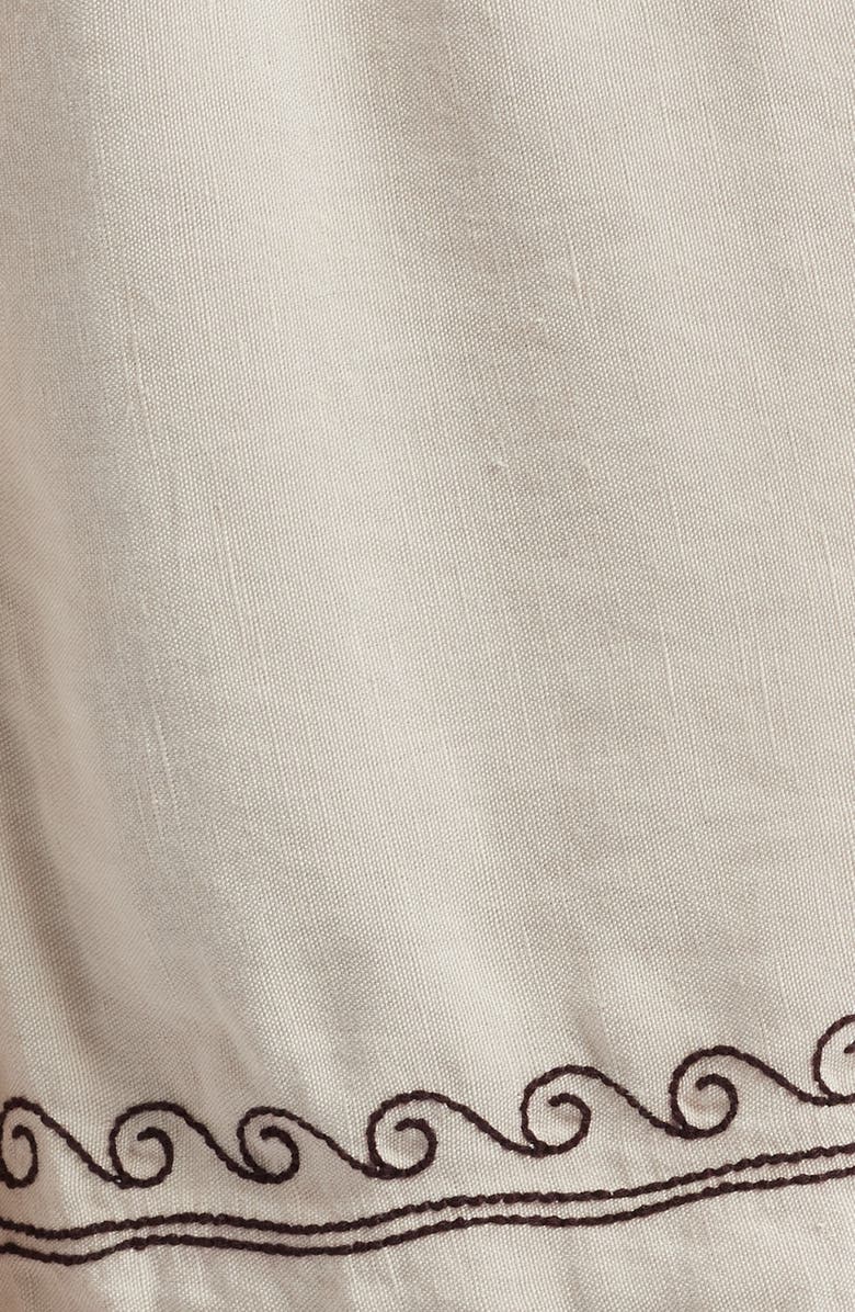 Rip Curl Beach Party Embroidered Shorts, Alternate, color, Off White