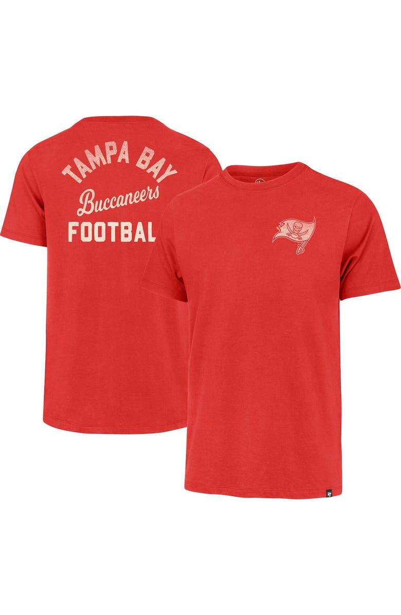 '47 Men's '47 Red Tampa Bay Buccaneers Turn Back Franklin T-Shirt, Main, color, Red