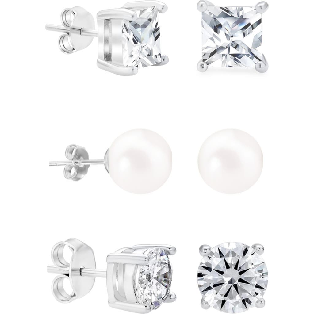 Donatello Gian Sterling Silver Studs Set