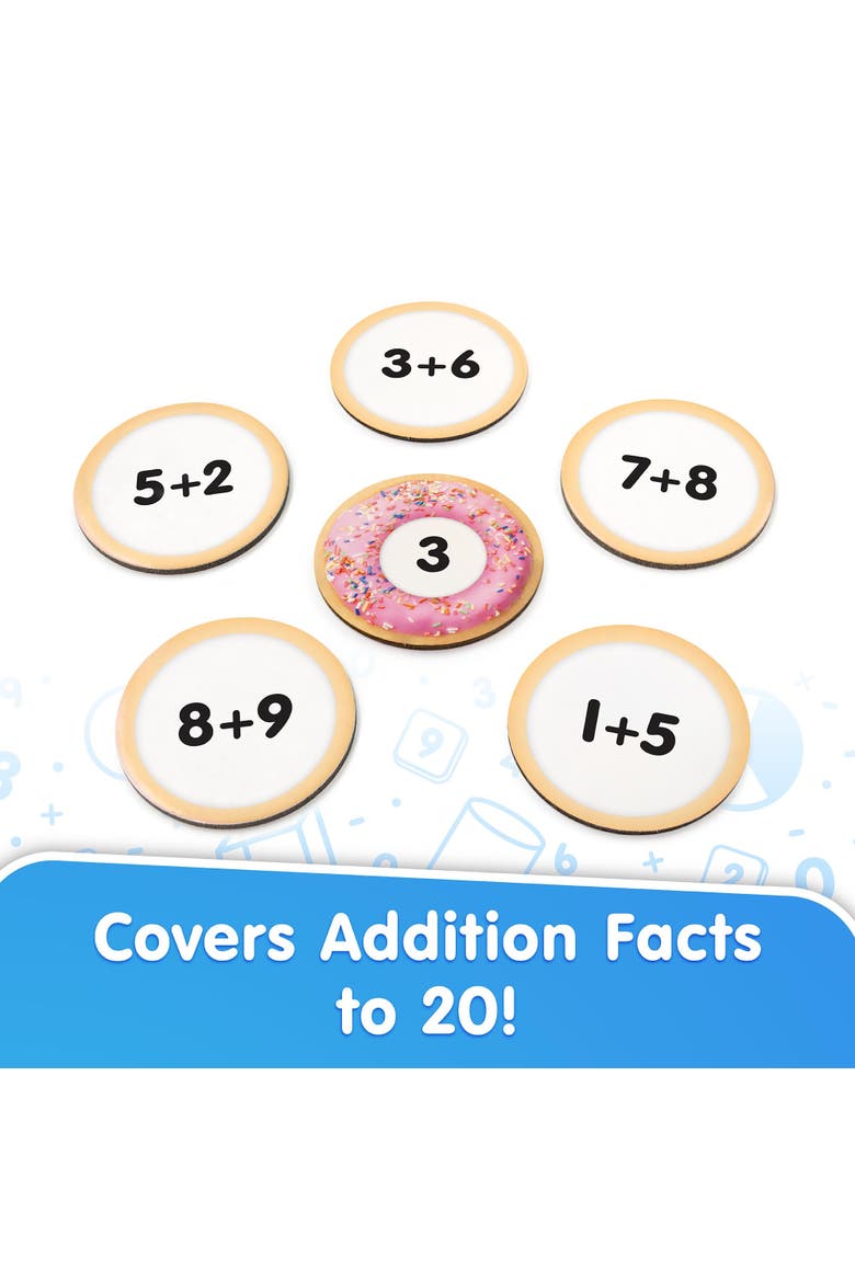 Addition Snacks Math Game, Alternate, color, Multicolored