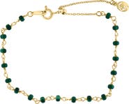EFFY 14K Yellow Gold ,Malachite Bracelet