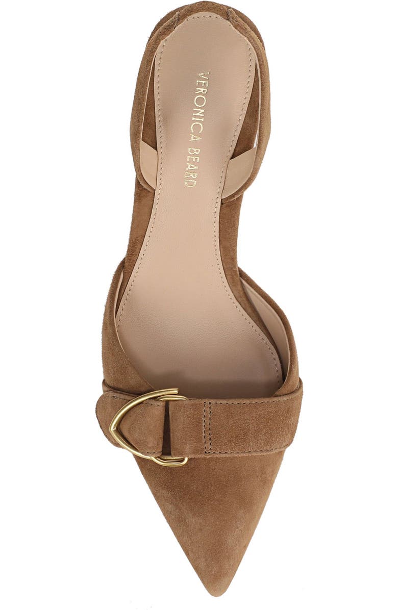 Veronica Beard Loralyn Slingback Pointed Toe Pump, Alternate, color, Chestnut
