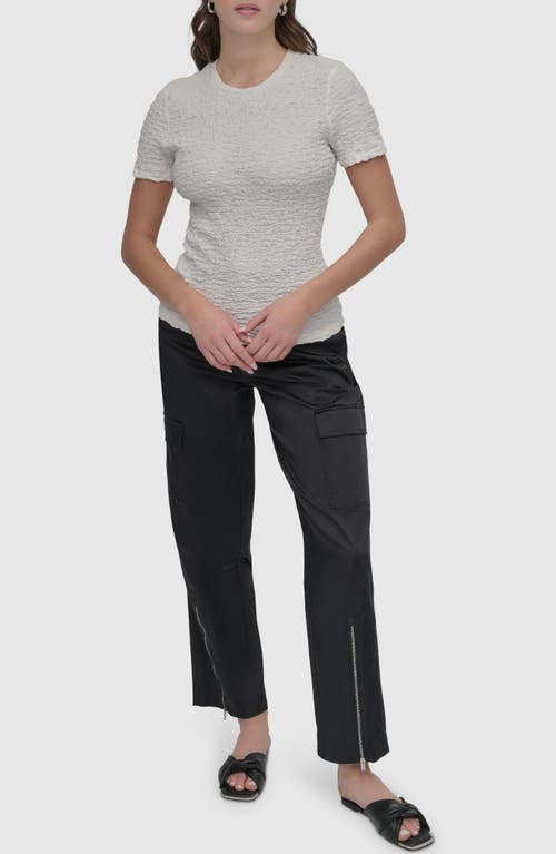 DKNY DKNY TEXTURED T-SHIRT