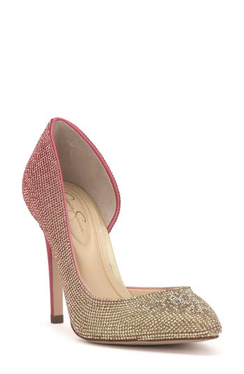 Jessica Simpson Prizma D'orsay Pump In Pink Ombre In Pink To Gold
