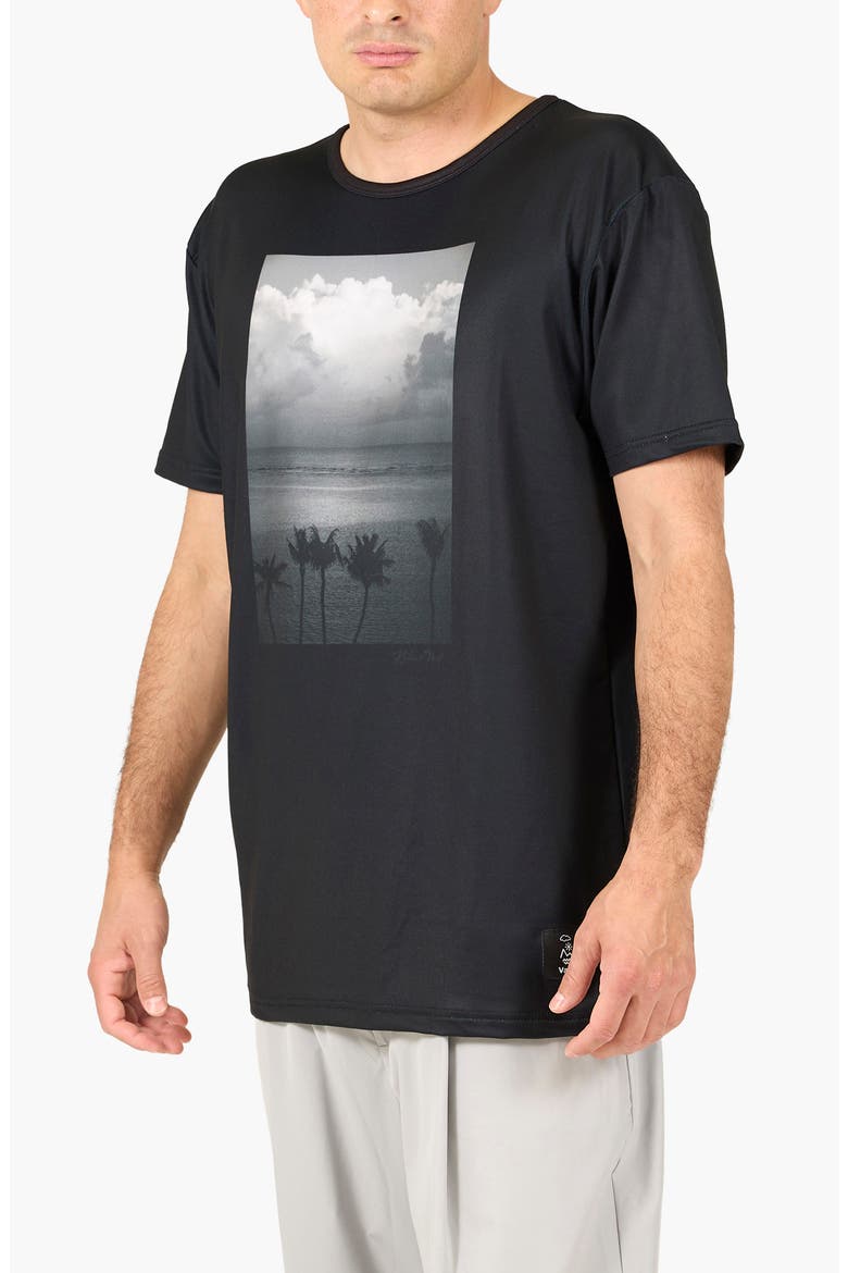 Kuhio Earth Performance Graphic T-Shirt, Alternate, color, BLACK