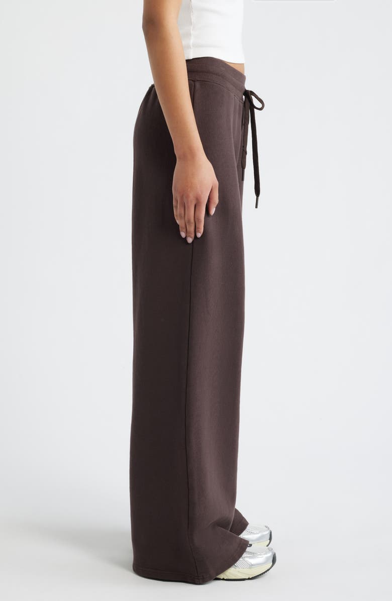 Princess Polly Dodie Wide Leg Cotton Pants, Alternate, color, Washed Brown