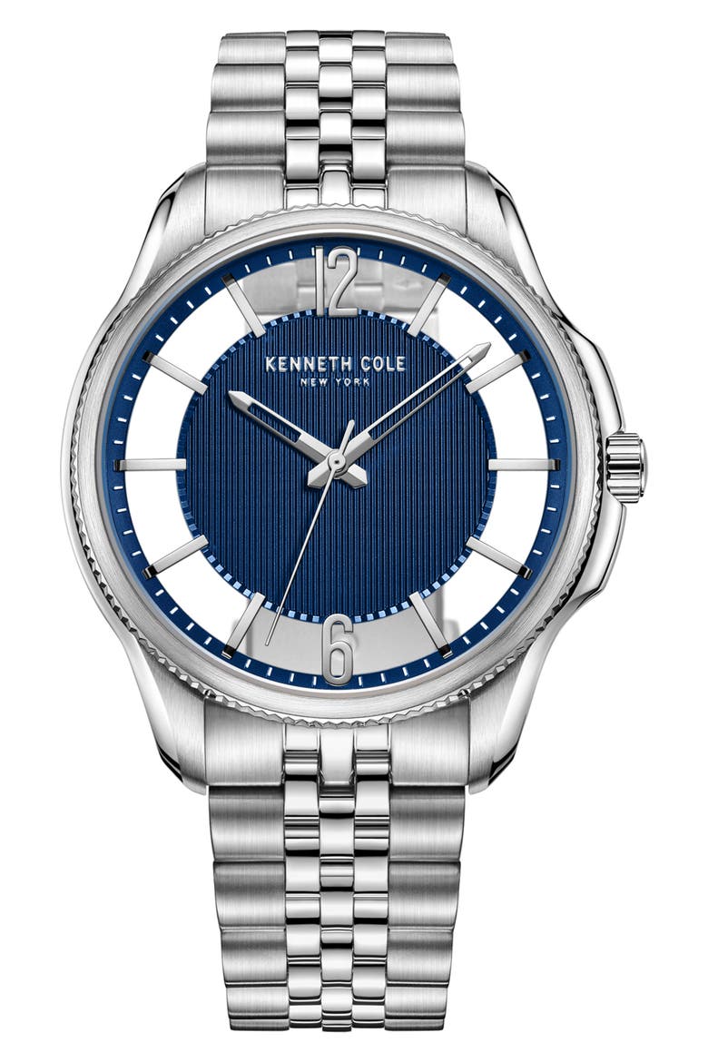 Transparency Bracelet Watch, 42mm, Main, color, SILVER