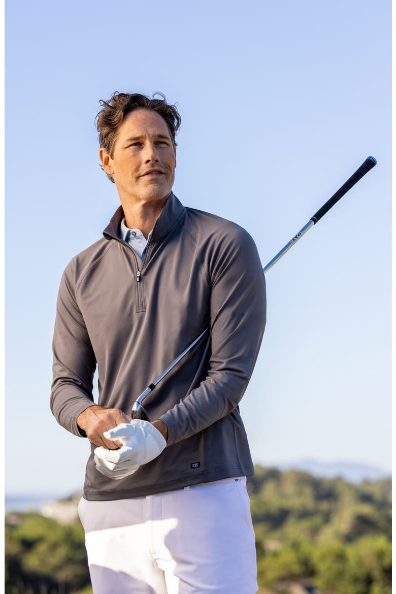 Prospect Epic Confidence Featherlight Performance Quarter Zip Pullover, Alternate, color, ELEMENTAL GREY
