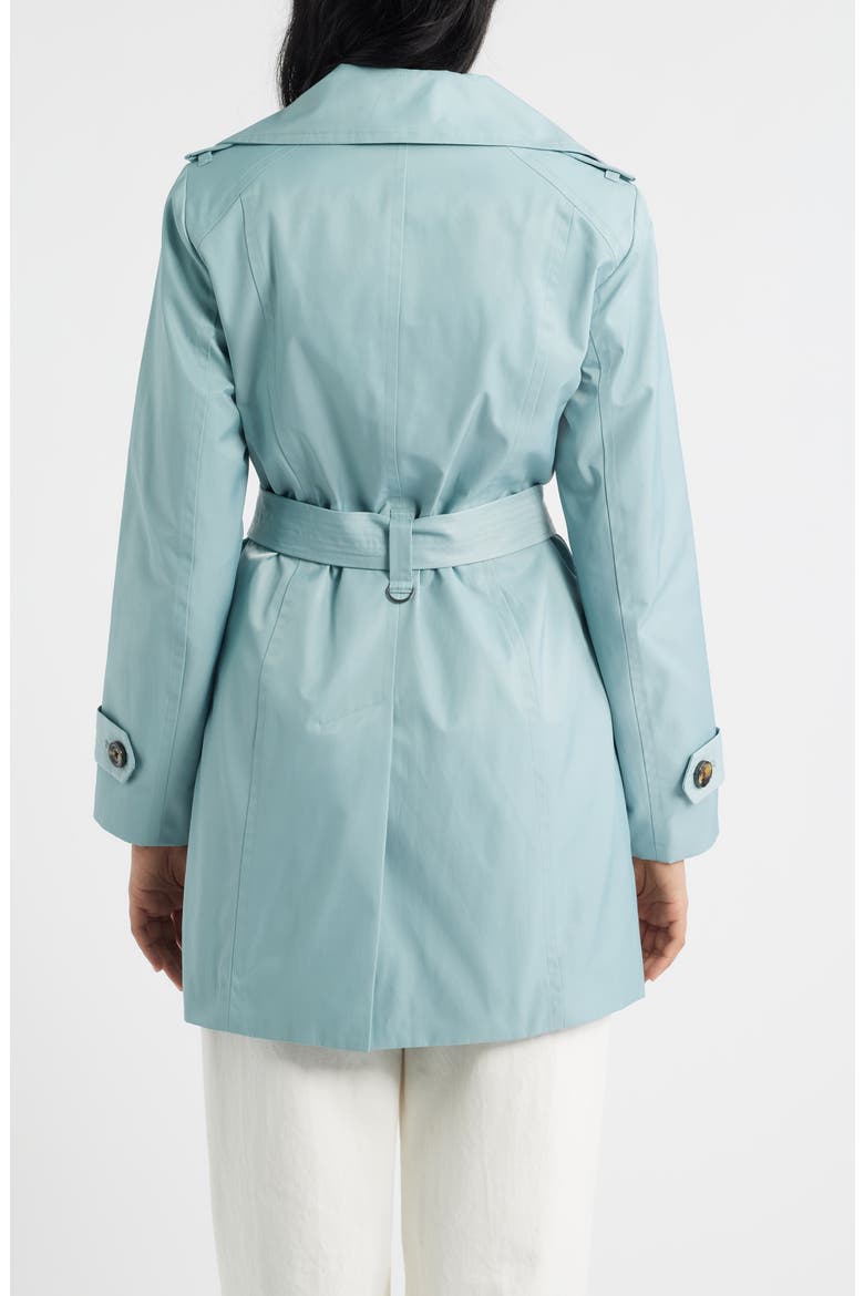 Single Breasted Trench Coat, Alternate, color, GREEN