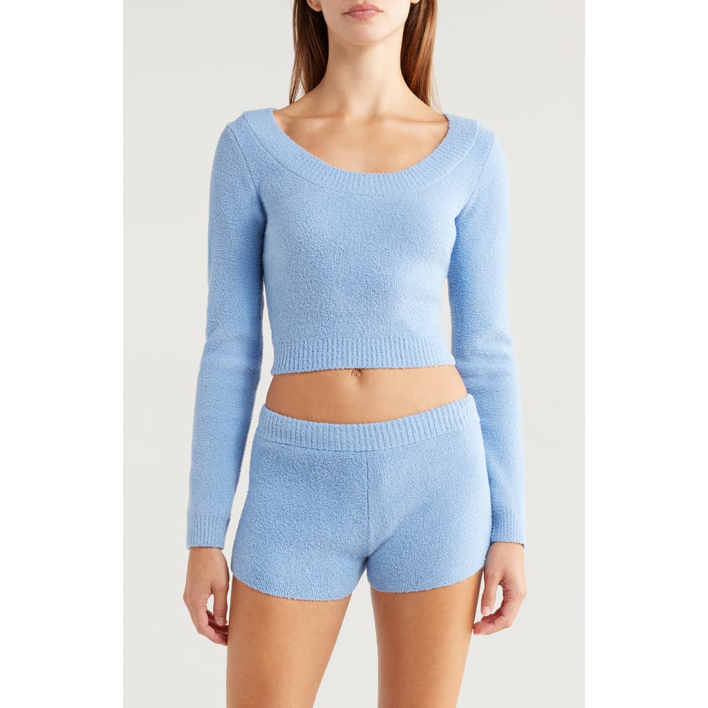 FLORENCE BY MILLS FLORENCE BY MILLS FUZZY CROP SWEATER