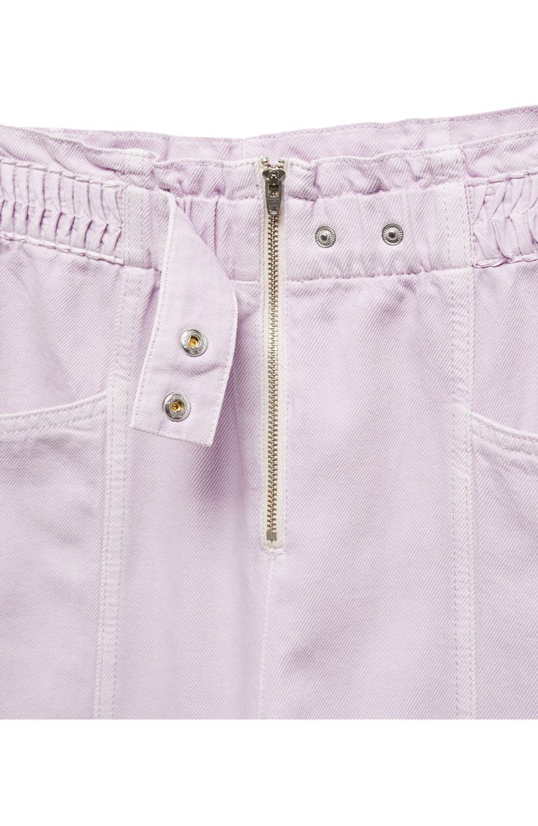 MANGO High Waist Crop Jeans, Alternate, color, 