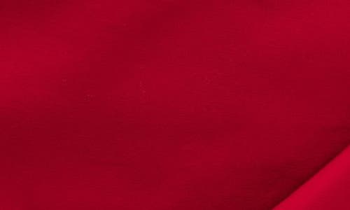 Reformation Babette Bubble Hem Organic Cotton Halter Minidress In Cherry