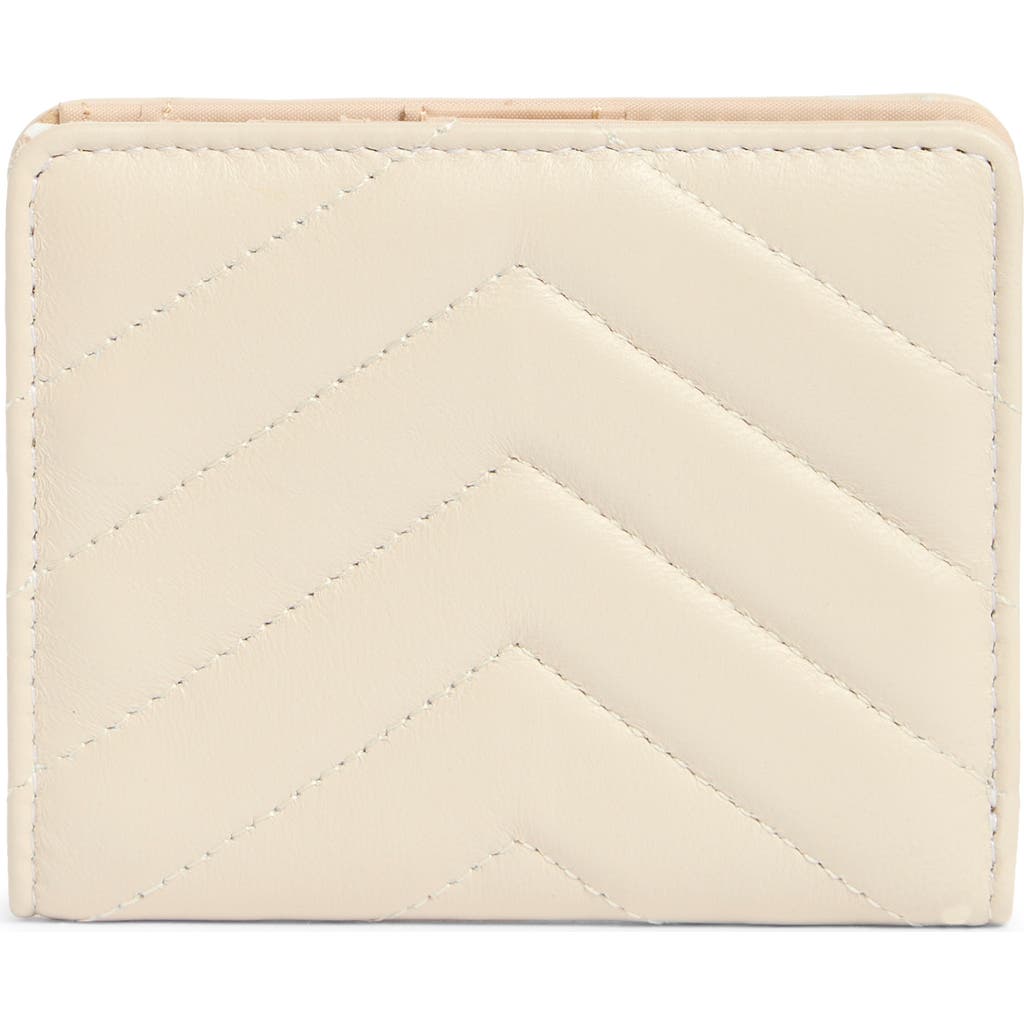 Mundi Small Leather Goods Quilted Bifold Wallet In Brown