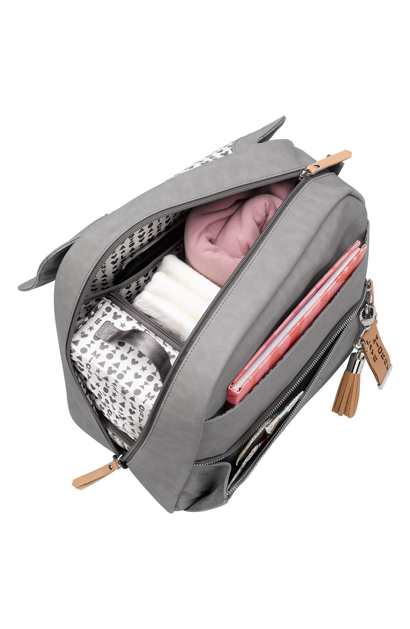 Petunia Pickle Bottom x Disney Mickey Mouse Meta Diaper Backpack, Alternate, color, 