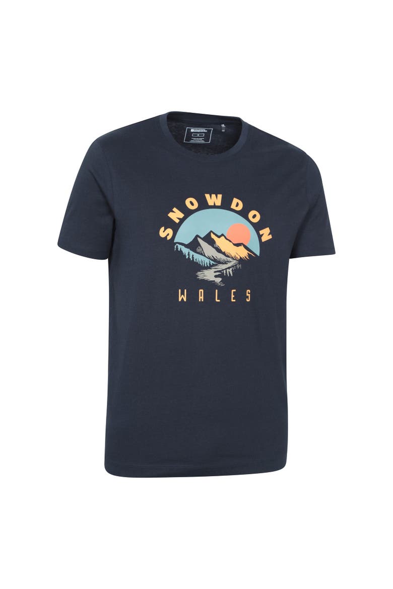 Snowdon Short-Sleeved T-Shirt, Alternate, color, Navy