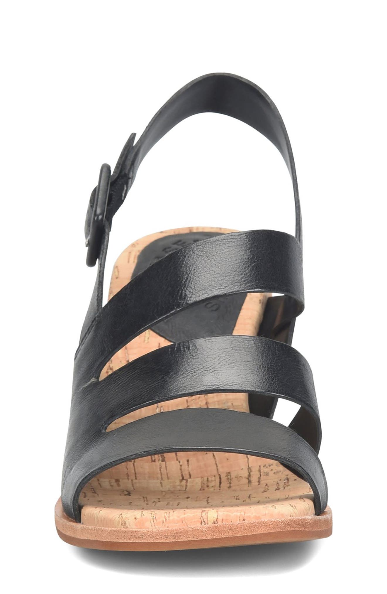 Kork-Ease<sup>®</sup> Cate Slingback Sandal, Alternate, color, Black Leather