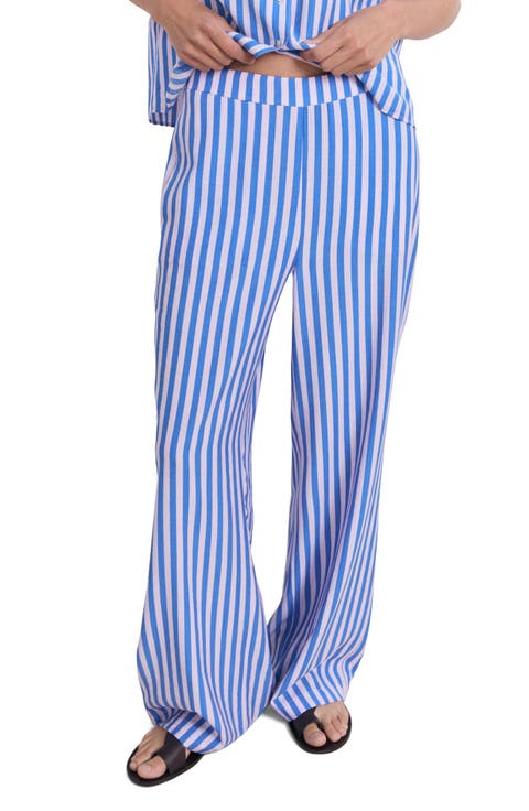 Stripe Straight Leg Pants