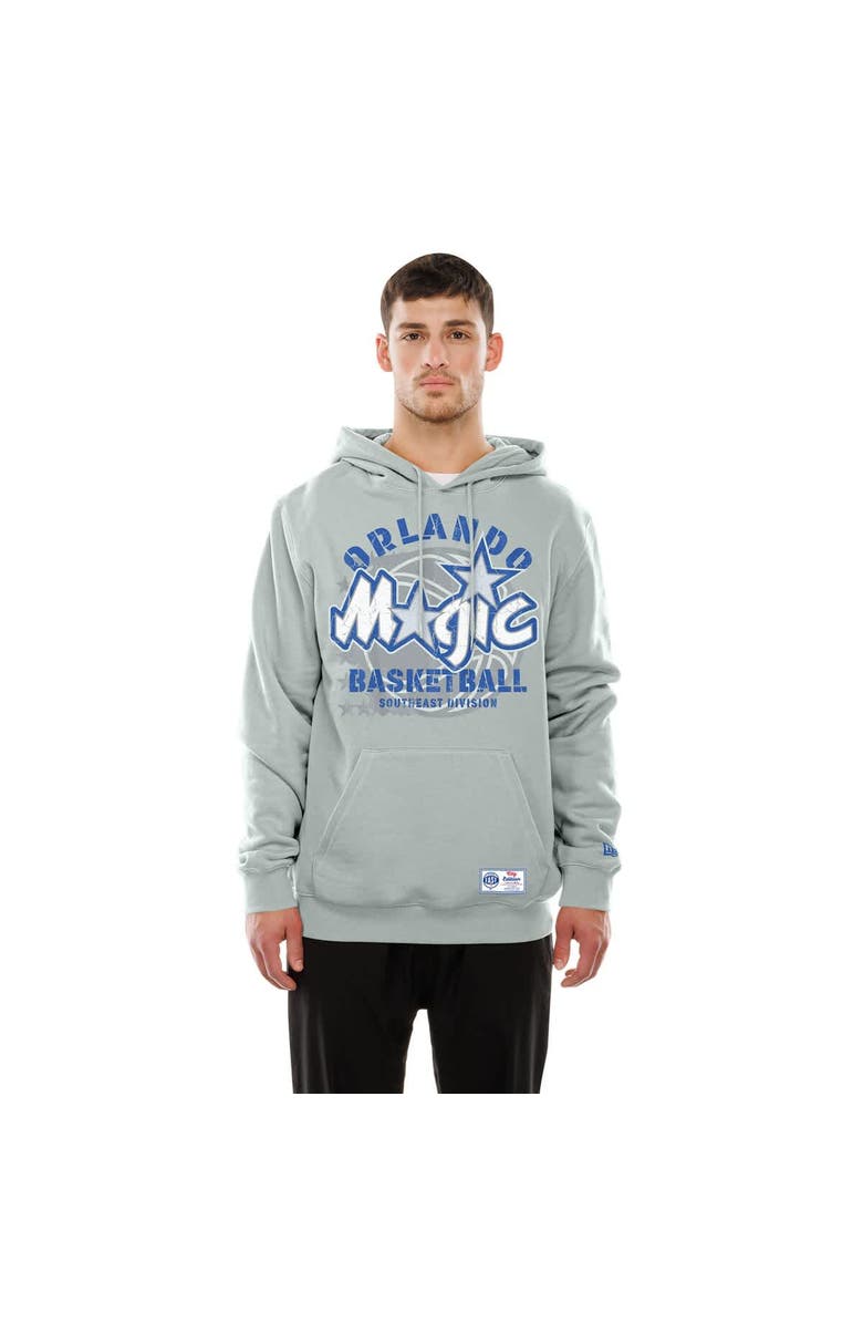 New Era Men's New Era Silver Orlando Magic 2025/26 City Edition Fleece Hoodie, Main, color, Silver