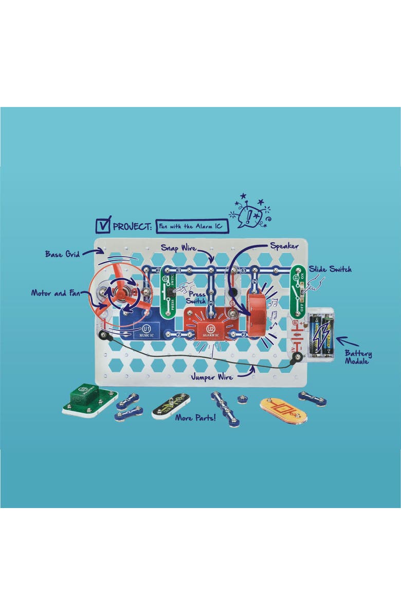 Snap Circuits Pro Electronic Science Exploration Kit, Alternate, color, Multicolored