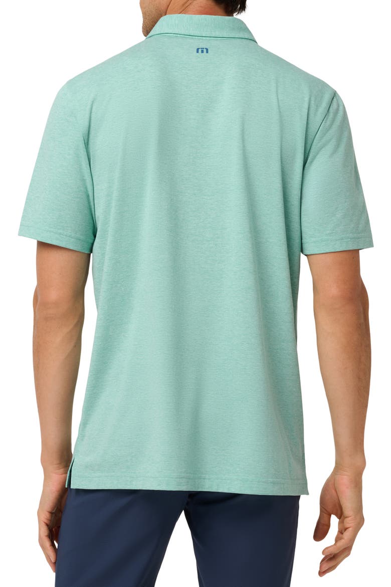 Performance Jersey Polo, Alternate, color, HEATHER BRIGHT AQUA