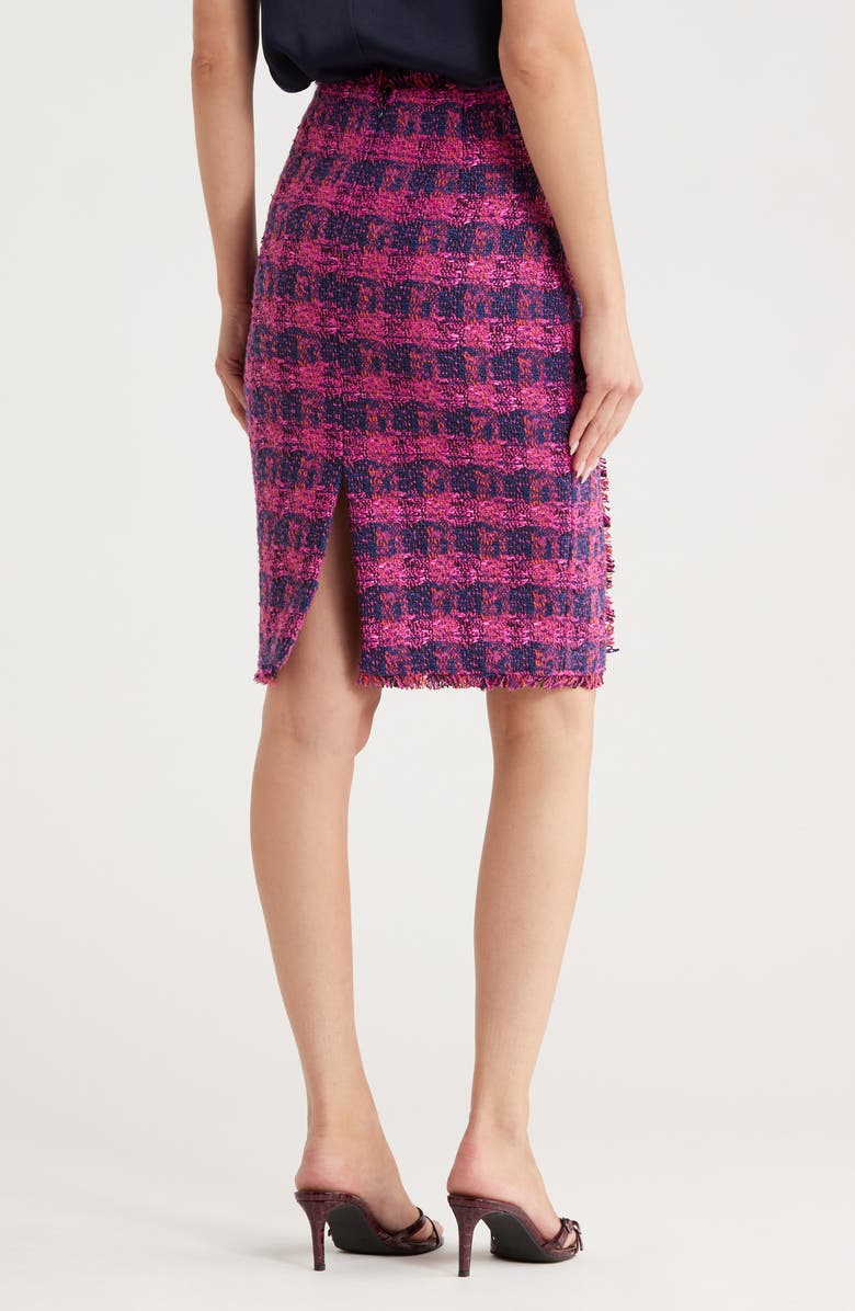 L'AGENCE Kitty Tweed Pencil Skirt, Alternate, color,