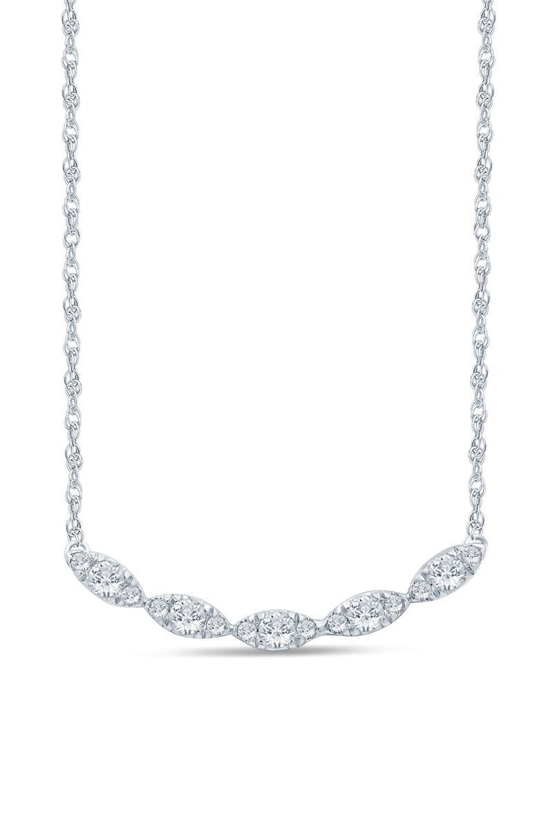Truly Zac Posen Diamond Bar Necklace - 0.5ct., Main, color,