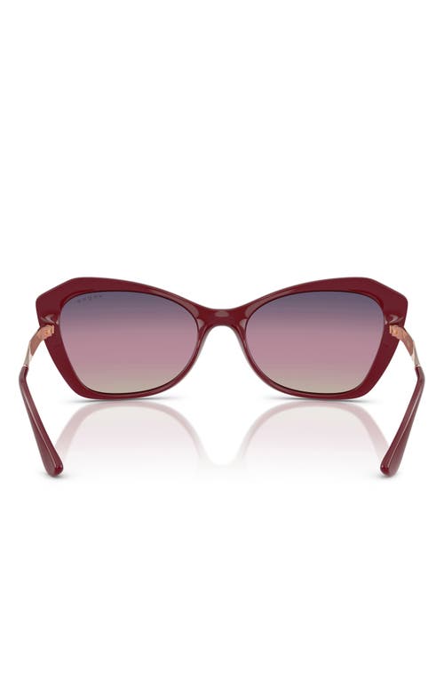 Vogue 56mm Cat Eye Sunglasses In Cherry