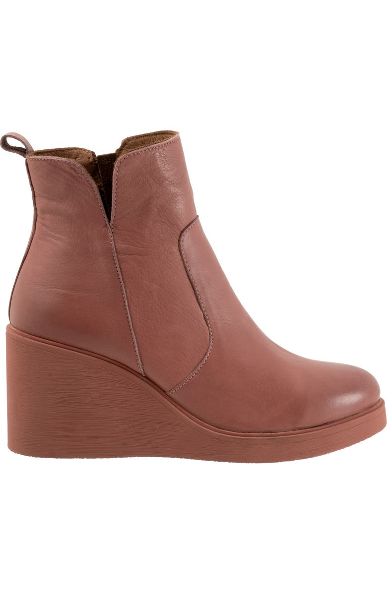 Bueno Laura Platform Wedge Bootie, Alternate, color, Rose Brown