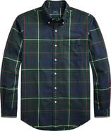 Polo Ralph Lauren Classic Fit Plaid Cotton Oxford Button-Down Shirt