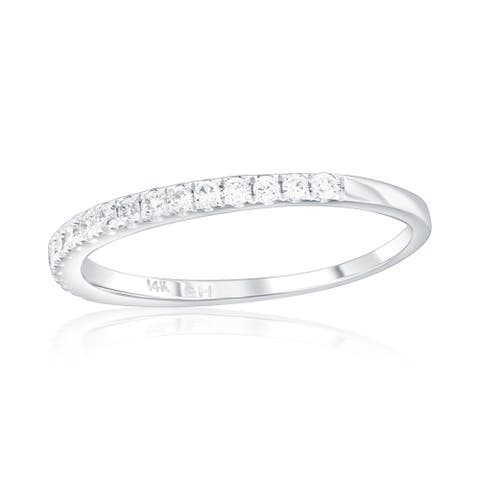 14K Gold 0.25cttw Diamond Band Ring