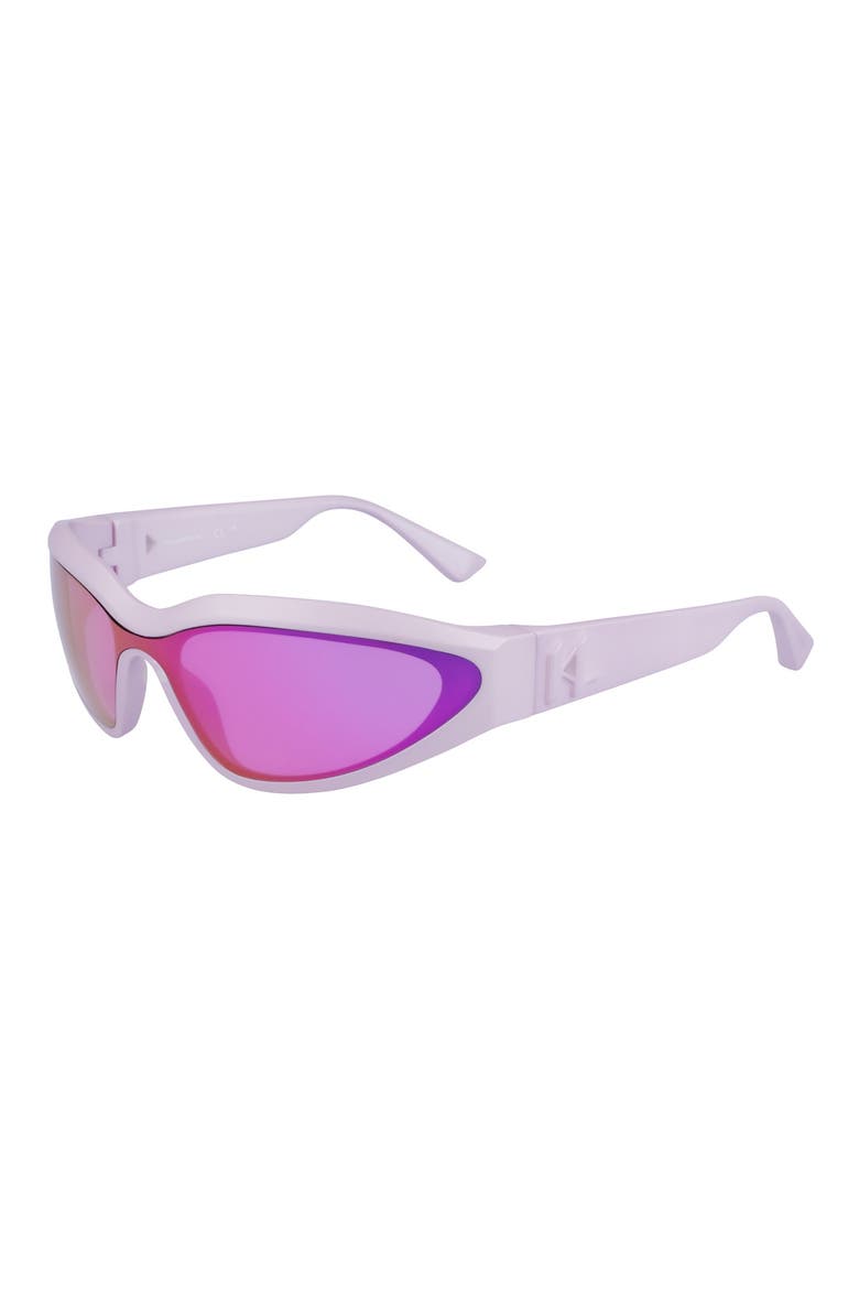 69mm Shield Sunglasses, Alternate, color, METALLIC LILAC