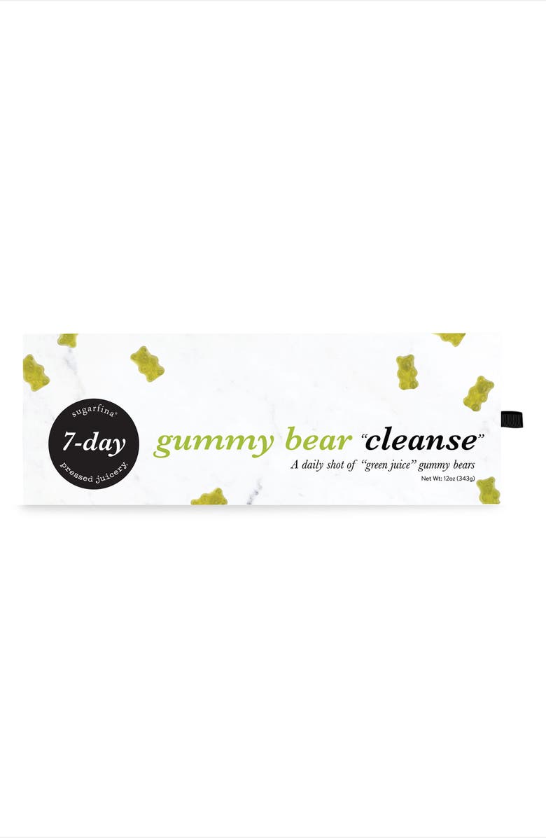 sugarfina x Pressed Juicery Green Juice 7-Day Gummy Bear Cleanse, Main, color, 
