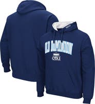 COLOSSEUM Men's Colosseum Navy Old Dominion Monarchs Arch and Logo Pullover Hoodie