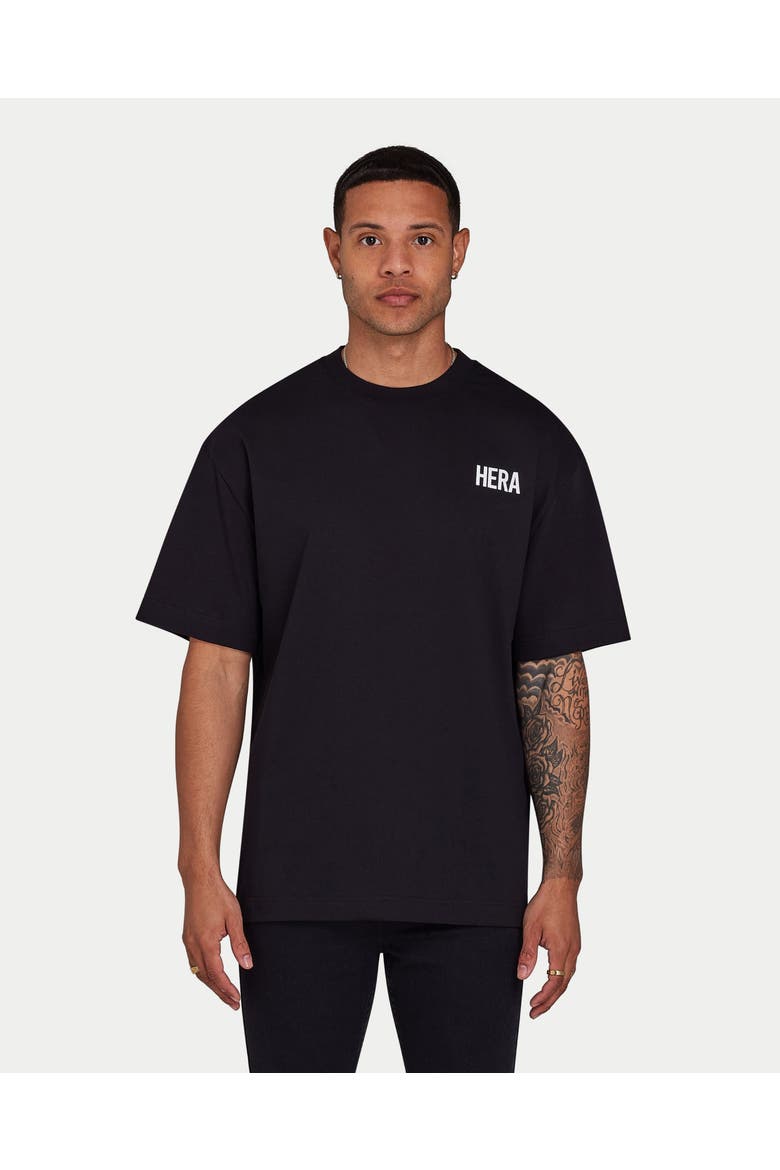 Staple Short Sleeve Relaxed Fit T-Shirt, Alternate, color, Black/W