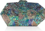 Freya Rose Jaya Green  Clutch Bag