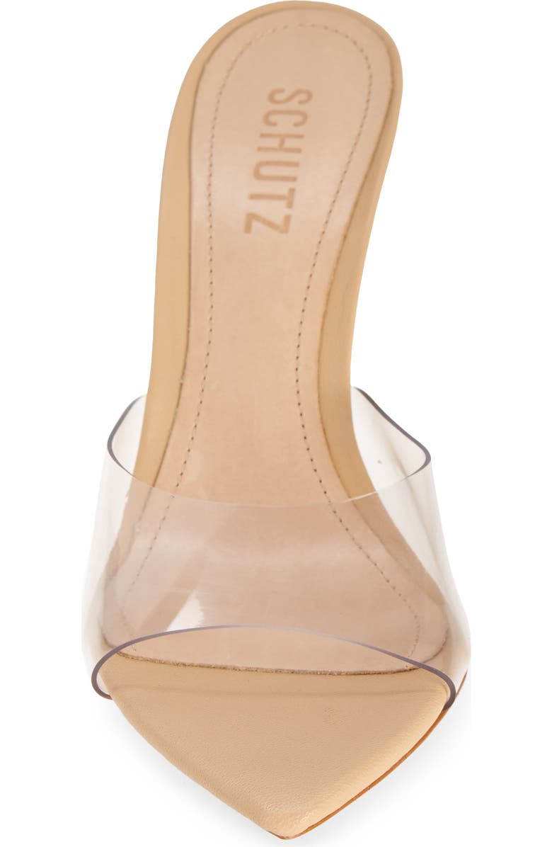 Schutz Lucimara Vinyl Wedge Sandal, Alternate, color,