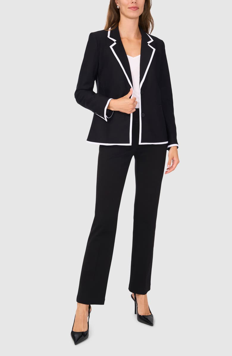 Halogen<sup>®</sup> Tipped Knit Blazer, Alternate, color, 