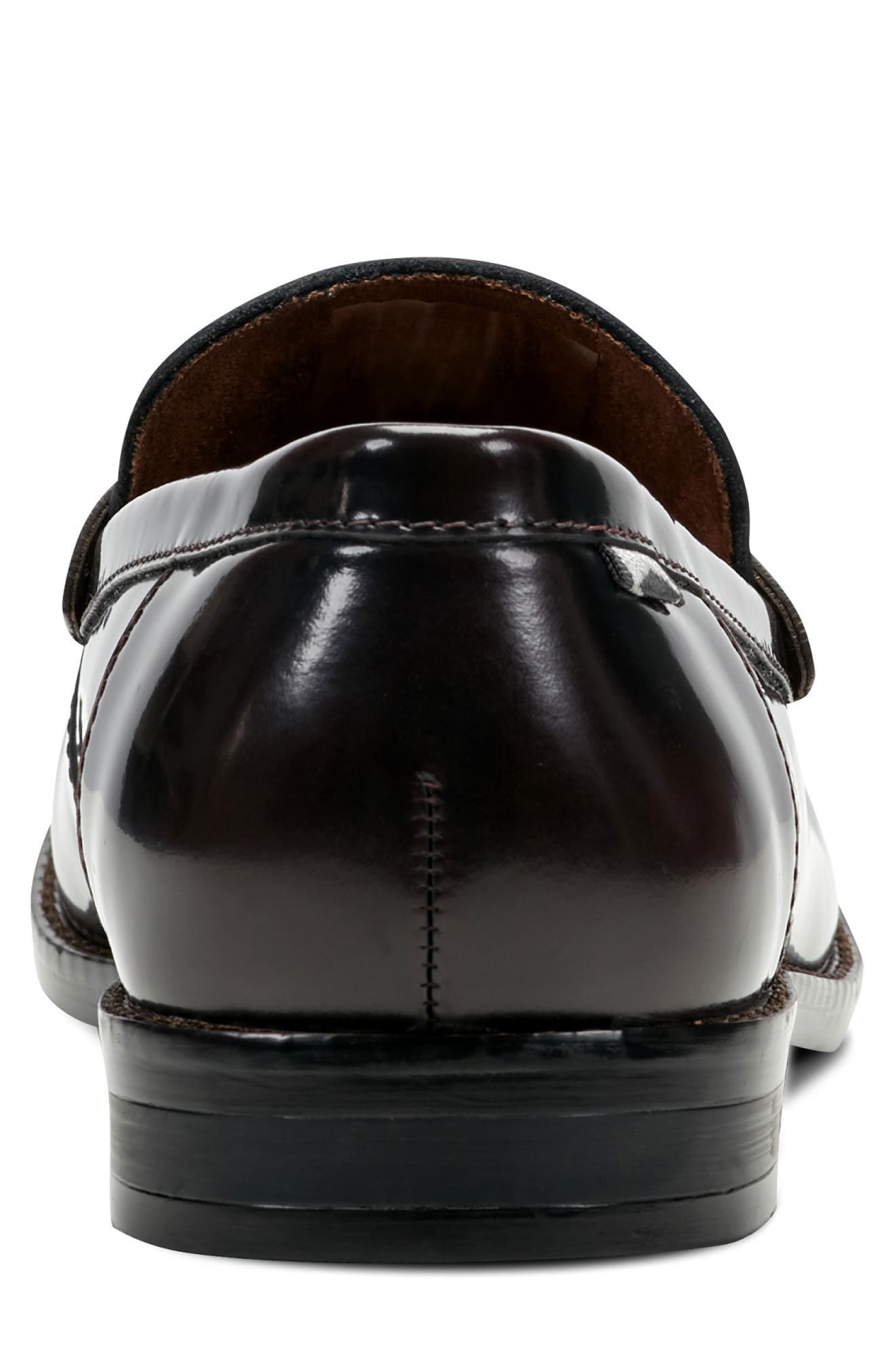 Paco Leather Penny Loafer, Alternate, color, BURGUNDY