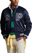 Polo Ralph Lauren Satin Varsity Bomber Jacket